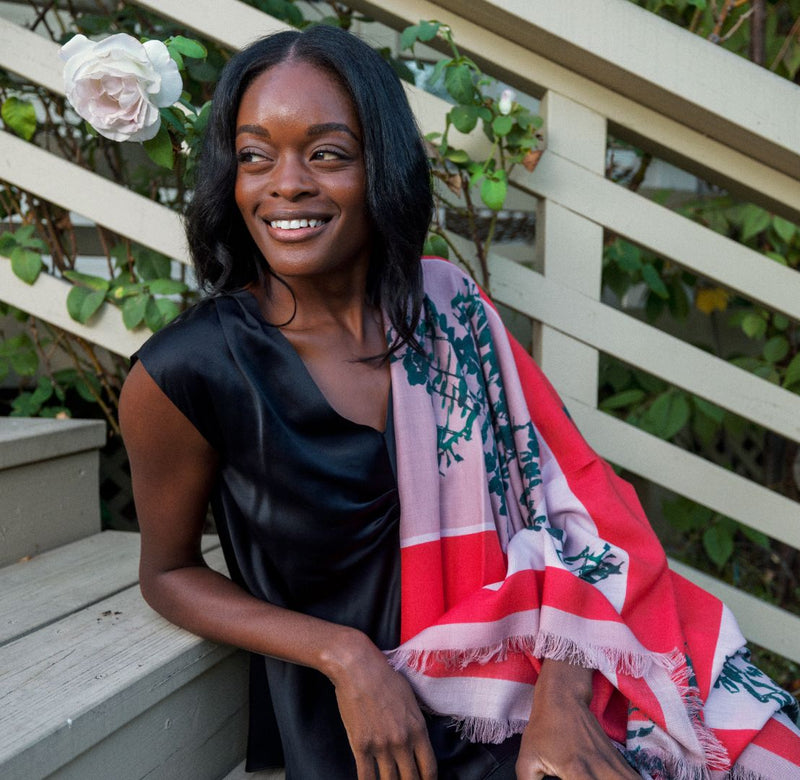 Square Shawl Leaves Cashmere Designer Silk Square Scarf – Louis Jane