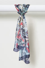 Urbanscapes - Shawl Length Silk Scarf