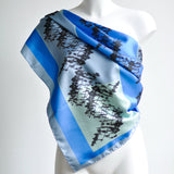 Leaves Large Silk Square Scarf