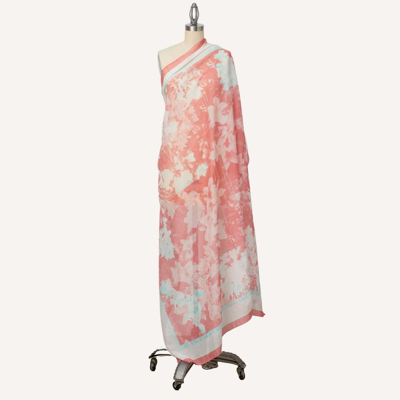 Fresh Beauty Oversize Square | Coral White Teal